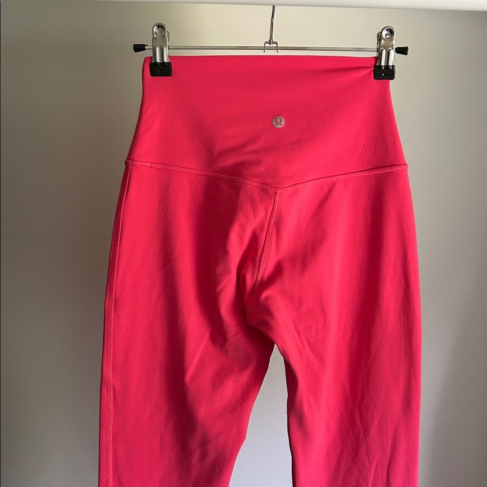 Lululemon Align 25 inch legging. Hot pink color. Size 4. Never worn!